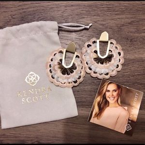 Kendra Scott Diane Gold Statement Earrings